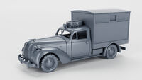 Opel Admiral - ambulans (3D-Printed)