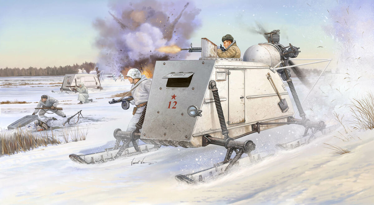 Soviet NKL-26 Armoured Aerosan Trumpeter 02321