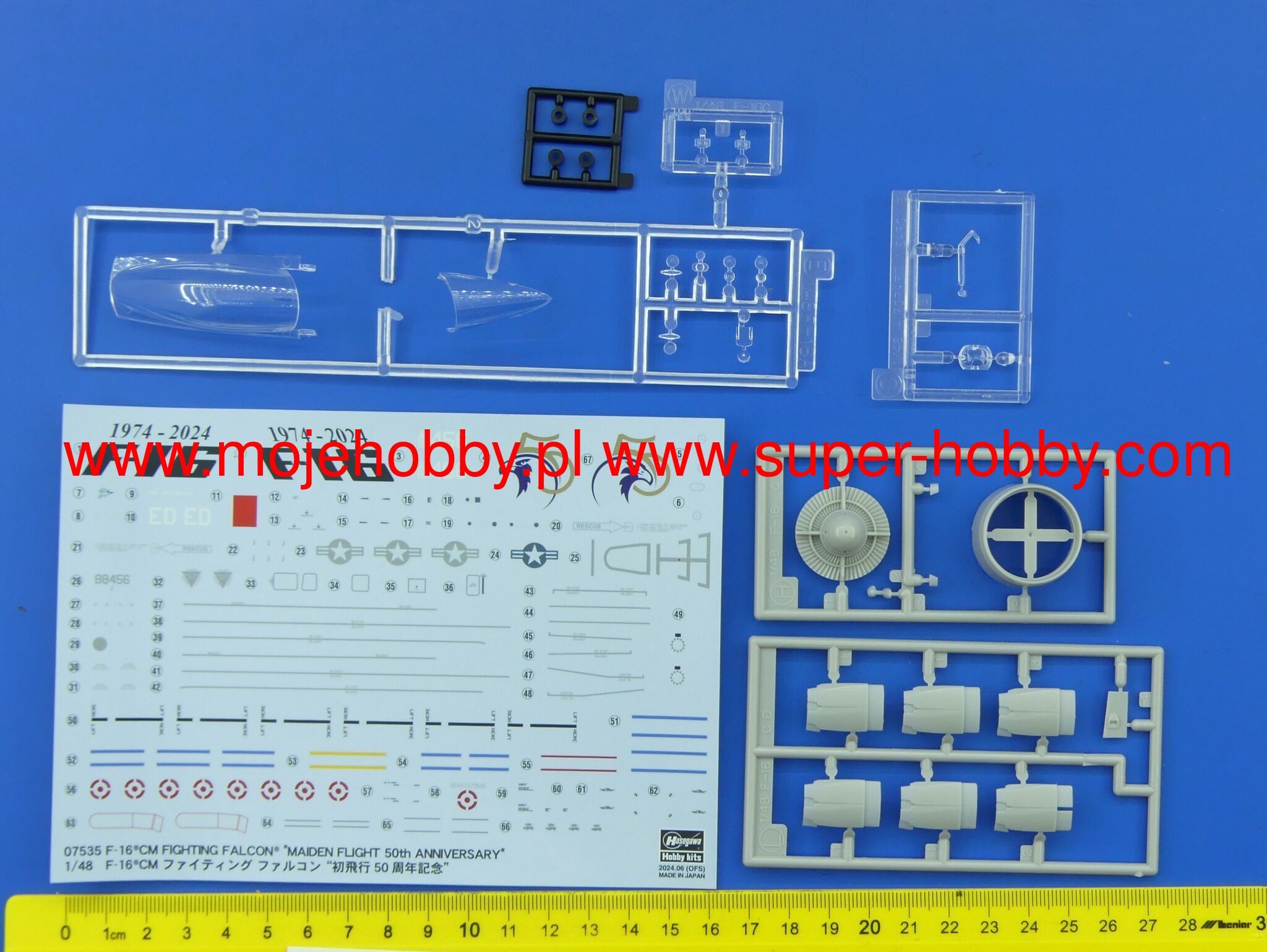 F-16CM Fighting Falcon 'Maiden Flight 50th Anniversary' Hasegawa 07535