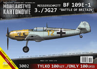 Messerschmitt Bf 109E-1 3./JG27 Battle Of Britain