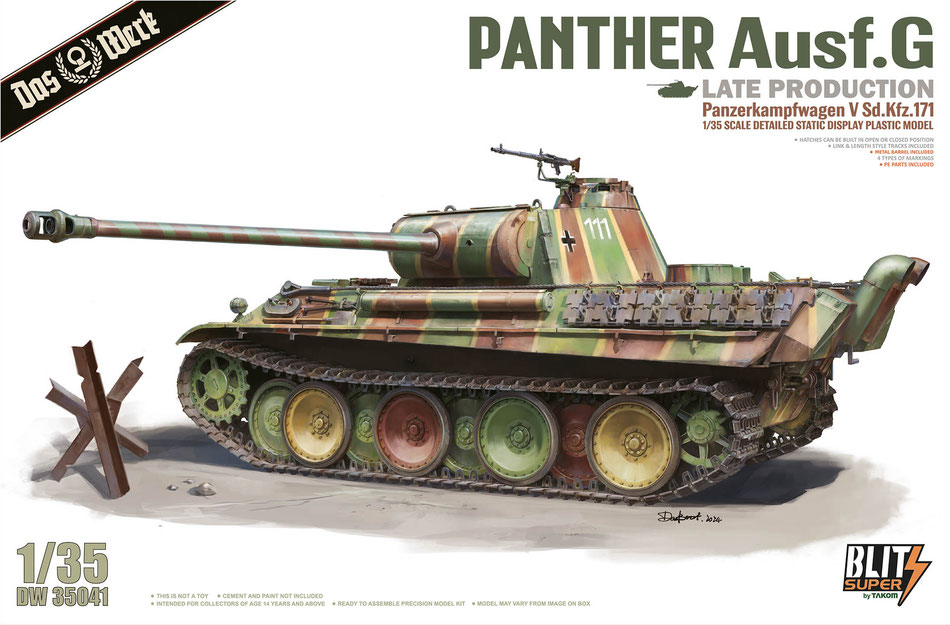 Panther Ausf. G (Late Production) Panzerkampfwagen V Sd.Kfz.171