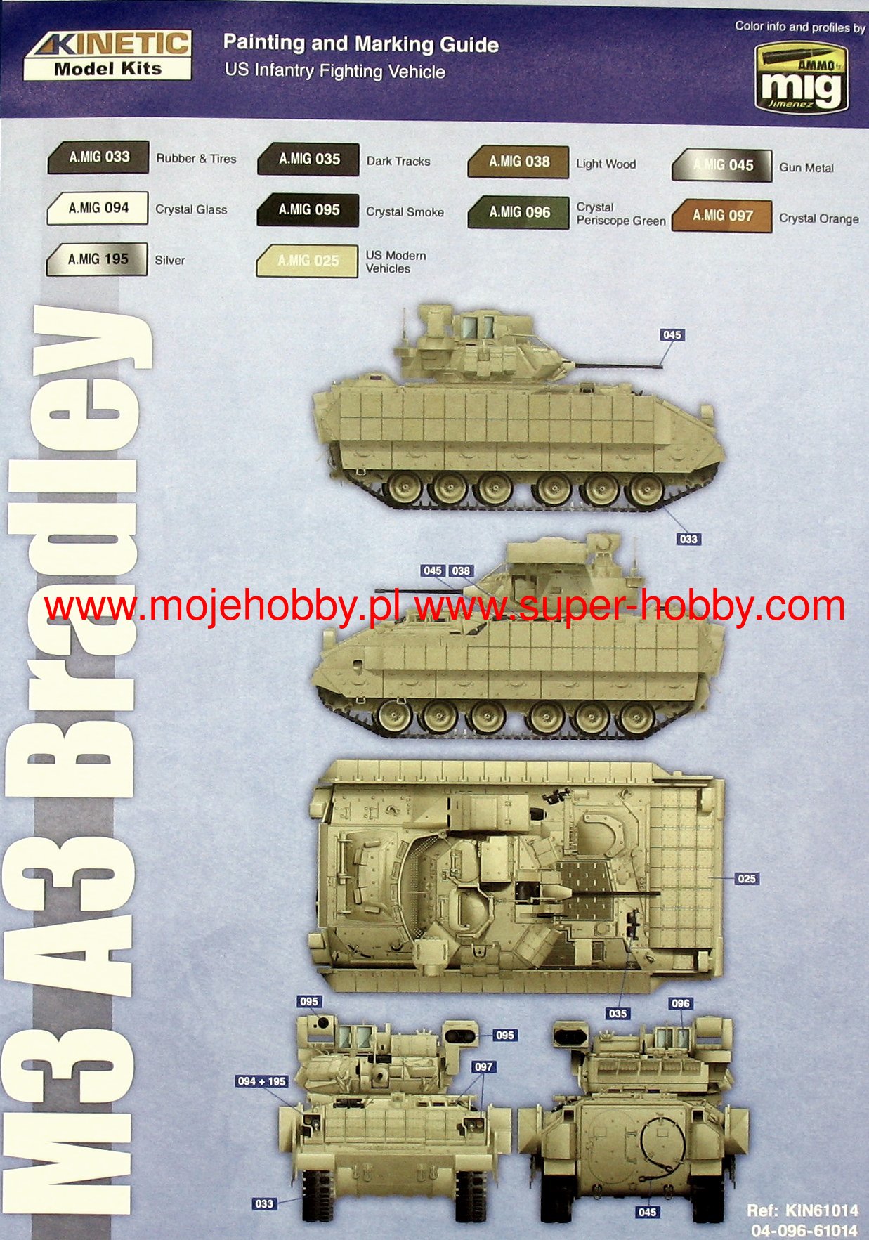 M3A3 Bradley CFV Kinetic 61014