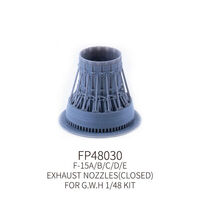 F-15 A/B/C/D/E - ExhaustNozzles Closed (1 piece) - engine F100-PW-220/229 (for Great Wall Hobby Kits) - Image 1