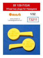 Messrschmitt Bf-109 F/G/K - Wheel Bay Plugs (for Hasegawa / Hobby 2000 Kits) - Image 1