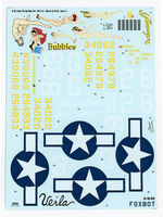 North American B-25G/H/J Mitchell (Late) "Pin-Up Nose Art" Part 3 (Stencils Not Included)