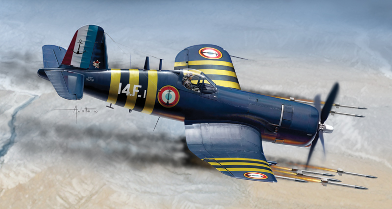 F4U-7 Corsair Italeri 1313