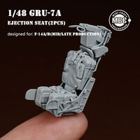 GRU-7A Ejection Seats for F-14 A/B Mid/Late (2pcs - 3D-Printed) (for Great Wall Hobby, Hasegawa and Tamiya kits)