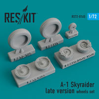 A-1 Skyraider late version wheels set