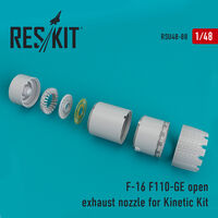 F-16 (F110-GE) open exhaust nozzle for Kinetic Kit - Image 1