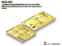 German Panther D/A/G - Additional Armour Plates  (for DRAGON Smart Kit) - Image 1