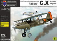Dutch Reconnaissance Plane Fokker C.X Kestrel Engine