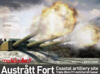 Austratt Fort Coastal Artillery Site Triple 28cm (11-inch) Turret Caesar - Image 1