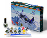 AZ Model 1/72 Spitfire MK XVI Early British Fighter Model Kit 7485 