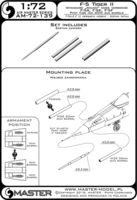 F-5 Tiger II Freedom Fighter (standard nose versions) - F-5A, E, F - Pitot Tube and 20mm gun barrels