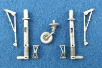 Henschel Hs-129 - Landing Gear (designed to be used with Hasegawa and Revell kits) - Image 1