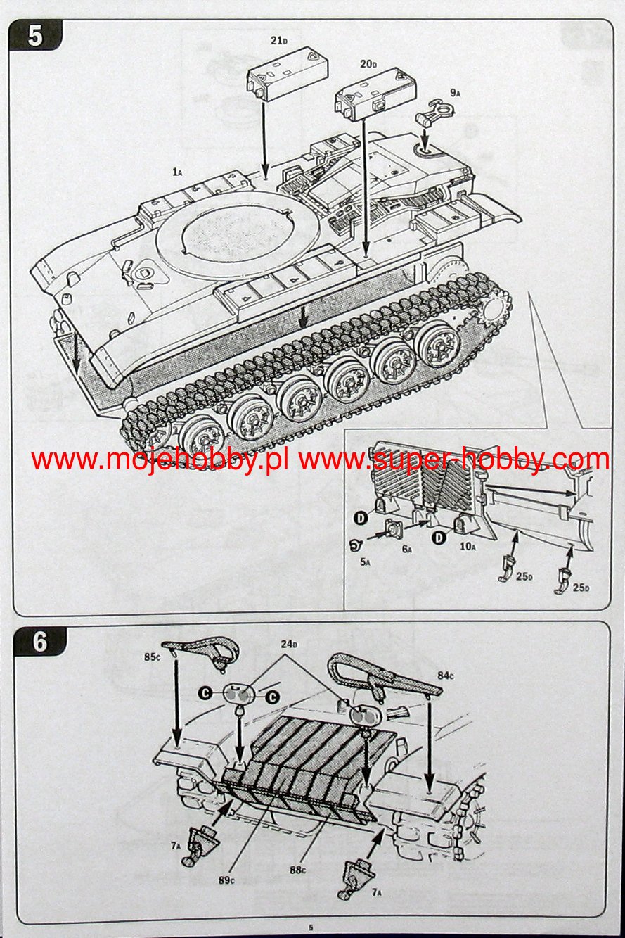 Italeri 7073 Magach 6 Modellbausatz 1:72 - Militär Panzer Modellbau