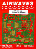 Douglas TBD Devastator wingfold, cockpit etc (designed to be used with Airfix kits)