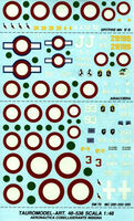 Spitfire Mk.Vb/ P-39 / MC.200 / MC.202 / MC.205 and SM.79 - Regia Aeronautica Cobeligerant Insignia - Image 1