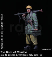 The Lions of Cassino / MG 42 gunner, 1. FJ Division, Italy 1943-45 - Image 1