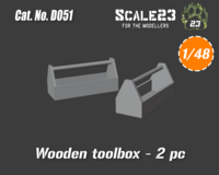 Wooden toolbox - 2 pc