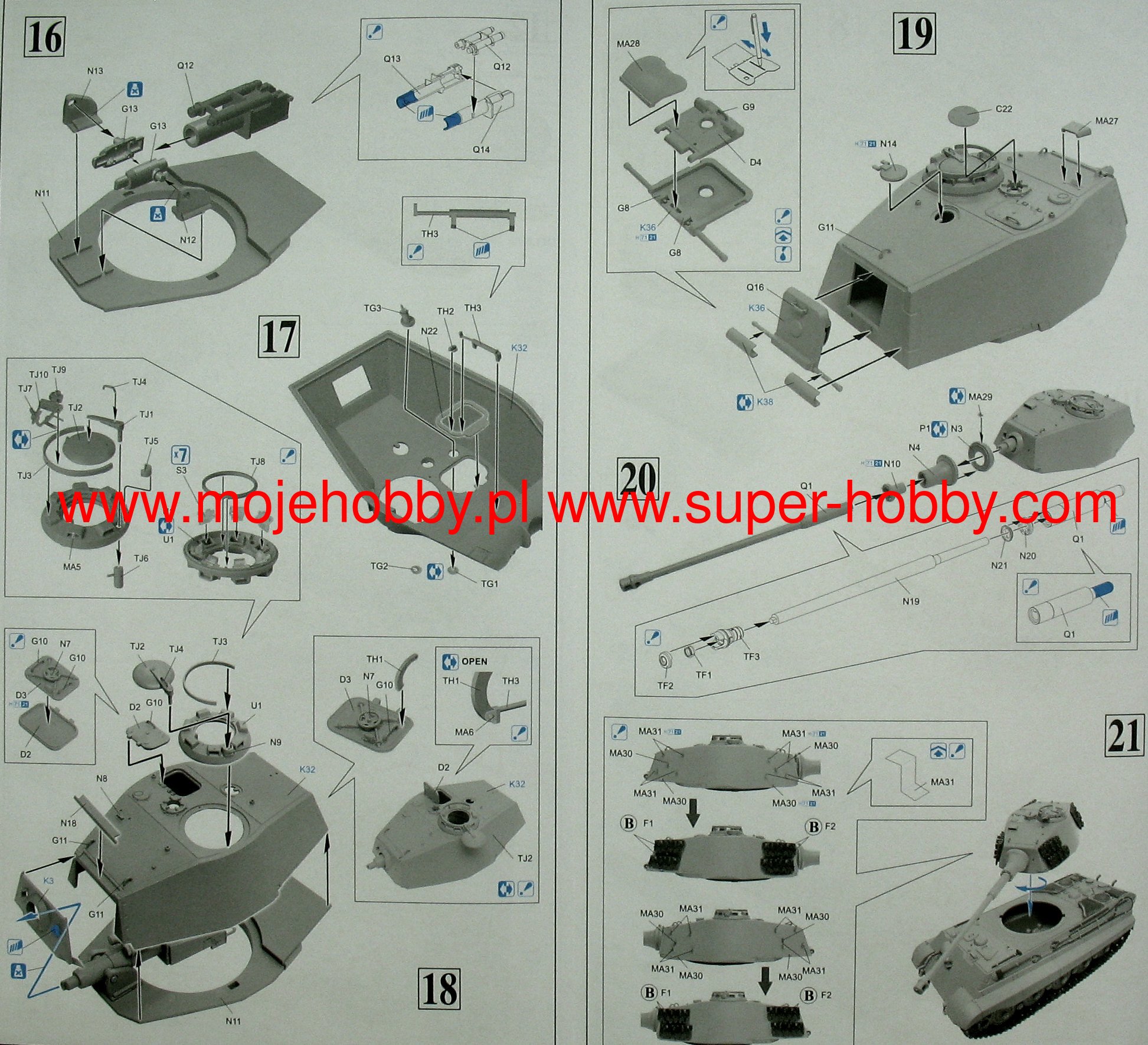 Kingtiger Late Production w/New Pattern Track s.Pz.Abt.506