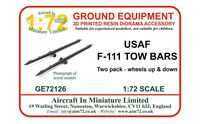 General Dynamics F-111 A/C - Tow Bars Double Pack with Wheels up and Wheels down