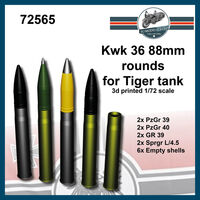 Kwk 36 88mm Rounds For Tiger Tank - Image 1