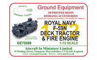 Royal Navy F-59 N Deck Tractor & Fire Engine