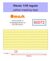 Waves Regular - Yellow Masking tape - Image 1