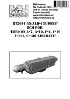 AN/ALQ-131 (Deep) ECM Pod (Used On A-7, A-10, F-4, F-16, F-111, C-130 Aircrafts)