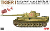 Tiger I Pz.Kpfw.VI Ausf.E Sd.Kfz.181 Initial Production Early 1943 North African Front / Tunisia