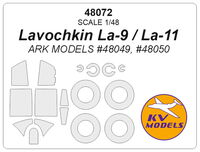 Lavochkin La-9 / La-11 (Ark Models #48049, #48050) + wheels masks