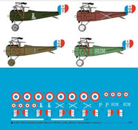 No 124 Lafayette Escadrille: Nieuport 11 (Prince, Lufbery, Masson- Rumsay)