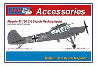 Fieseler Fi-156 C-3 Nachtschlacht Conversion Set (for Academy, Airfix, Heller and Smer kits)