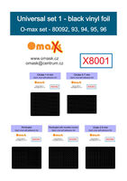 Universal Set 1 - Black Vinyl Foil - Image 1