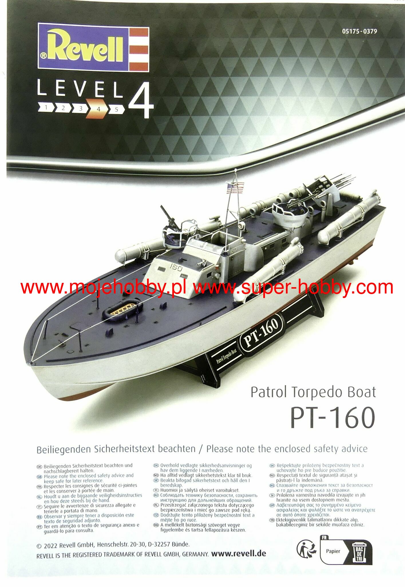 Patrol Torpedo Boat PT-160 Revell 05175