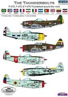 The Thunderbolts - P-47D, F-47D and F-47N Thunderbolt Around The World