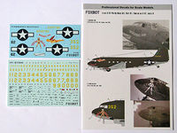 Douglas C-47 Skytrain/Dakota  "Pin-Up Nose Art and Stencils" Part # 6