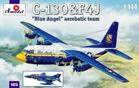 Lockheed C-130 and F4J "BLUE ANGEL" Aerobatic team