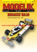 RENAULT RE-20 - Samochd wycigowy Formuy 1 z 1980 roku