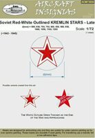 Soviet Red-White Outlined Kremlin Stars - Late - Image 1