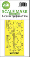 Republic P-47 D-25 RE Thunderbolt - double-sided express fit  mask (for MiniArt kits) - Image 1