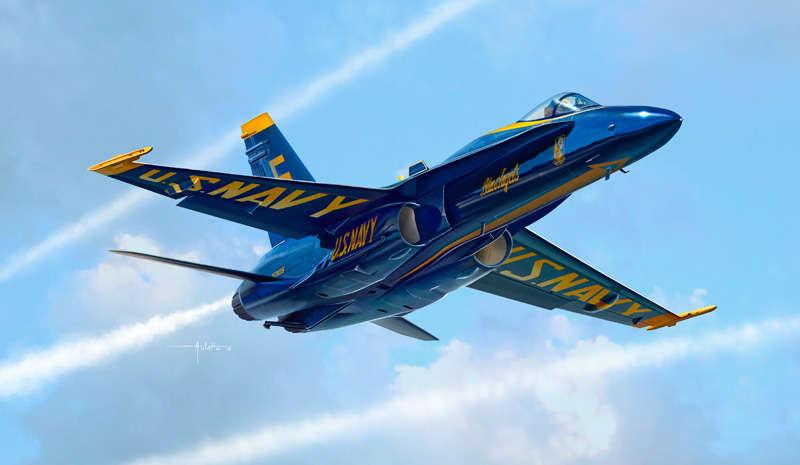 Mcdonnell Douglas F A 18 Hornet Blue Angels