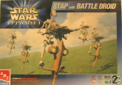 Star wars stap and cheap battle droid