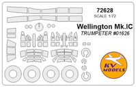 Wellington Mk.IC (TRUMPETER) + wheels masks - Image 1