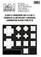 Dornier Do-215B-4 German & Hungary Crosses airbrush mask