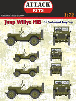 Jeep Willys MB Cz. Army Corps Decals - Image 1