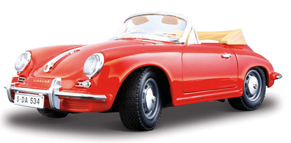 bburago porsche 356b cabriolet 1961