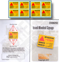 Israeli Minefield Signage - Image 1