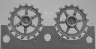 Sprockets for Pz.V Panther, 17 tooth type 2 (8 per set)